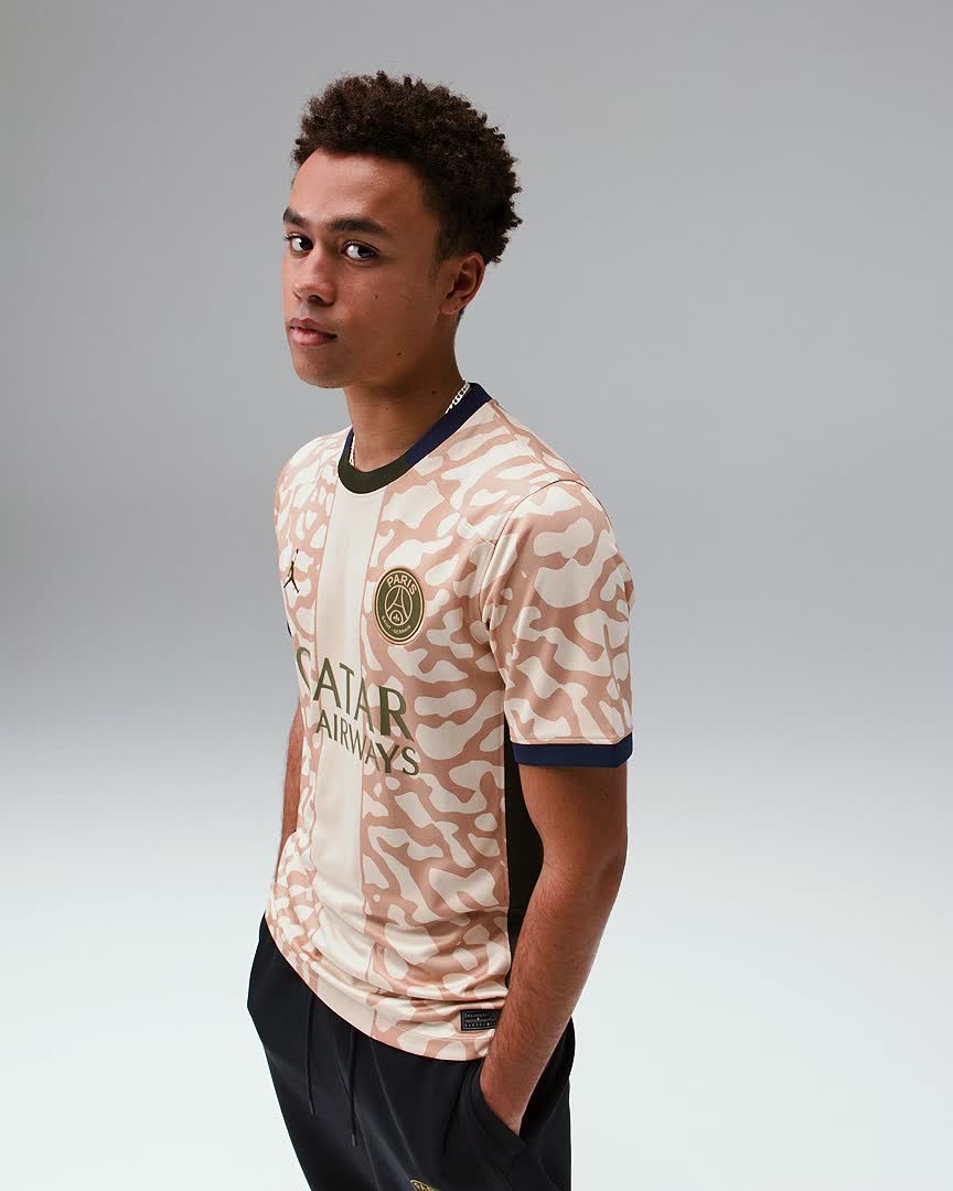 Paris Saint Germain 2023 24 Stadium Vierde Jordan Replicavoetbalshirt